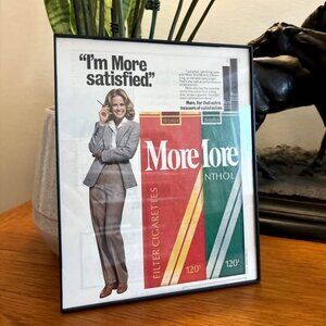 Vintage 1979 Cigarette Ad – Framed Retro Magazine Wall Decor (8.5x10.5”)